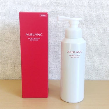 マイクロムース リフレッシャー/ALBLANC/泡洗顔を使ったクチコミ（1枚目）