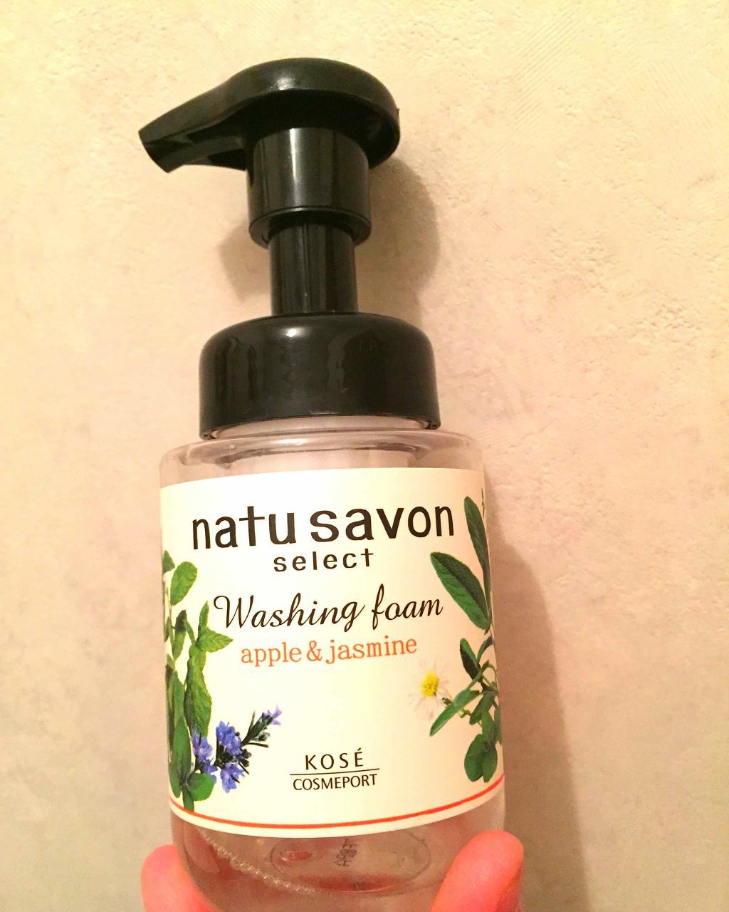 フォームウォッシュ (モイスト)/natu savon select/泡洗顔を使ったクチコミ（1枚目）