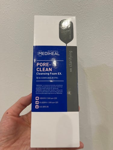 MEDIHEAL ポアクリーンクレンジングフォームのクチコミ「⚪️MEDIHEAL PORE CREAN クレンジングフォーム EX.

毛穴用にしっかり洗.....」（3枚目）