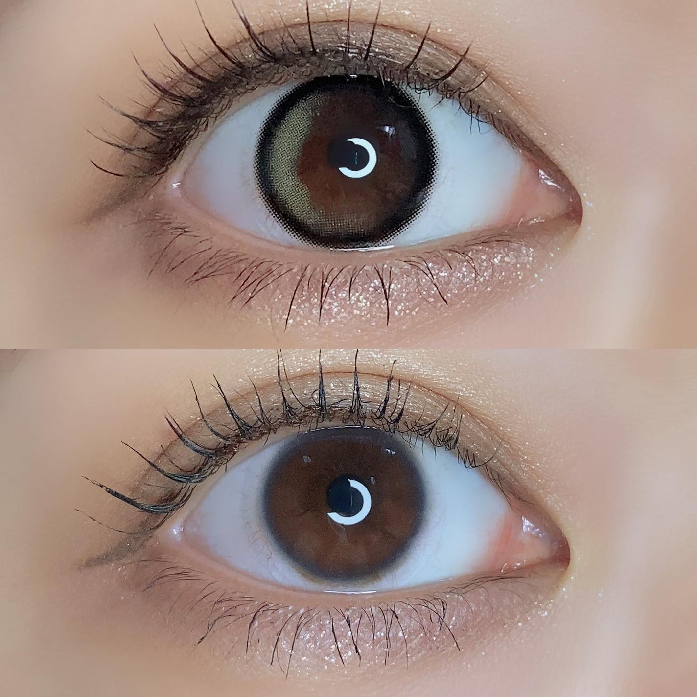 クローリングオリーブブラウン/LENSME/カラーコンタクトレンズを使ったクチコミ(5枚目)