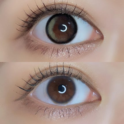 クローリングオリーブブラウン/LENSME/カラーコンタクトレンズを使ったクチコミ(5枚目)