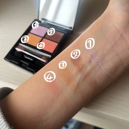 ミネラルクラッシィシャドー/エトヴォス/アイシャドウパレットを使ったクチコミ(2枚目)