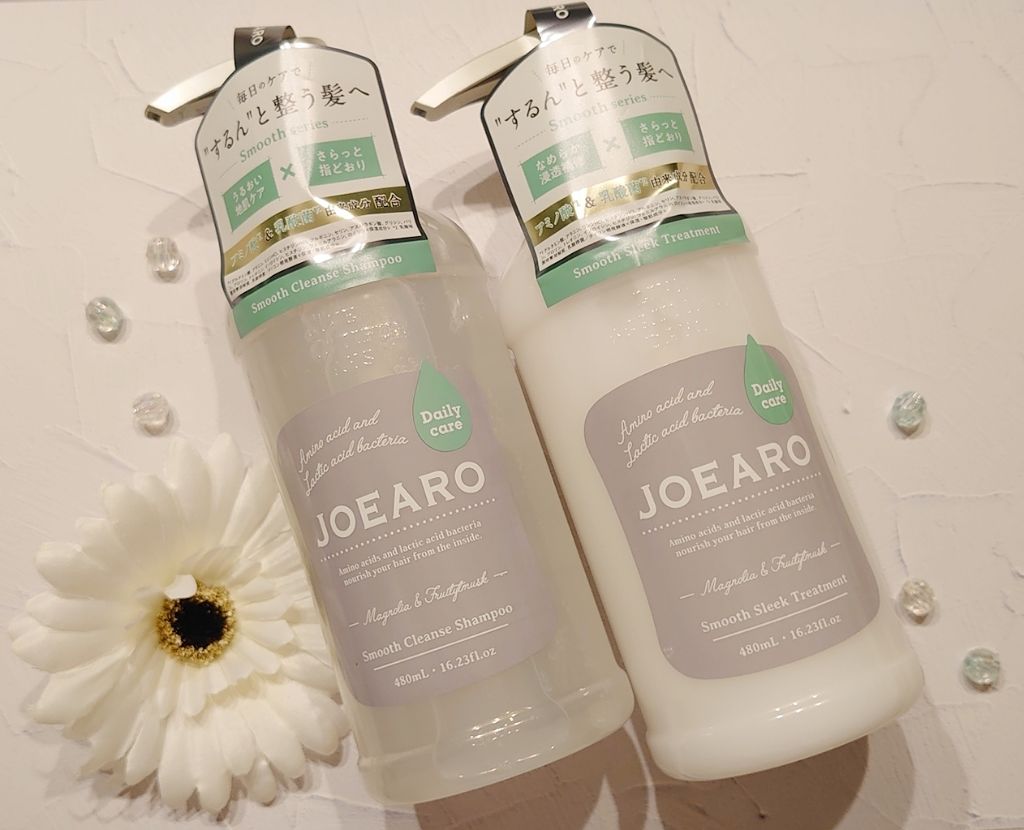 スムースクレンズシャンプー／スムーススリークトリートメント/JOEARO/市販シャンプーを使ったクチコミ（1枚目）