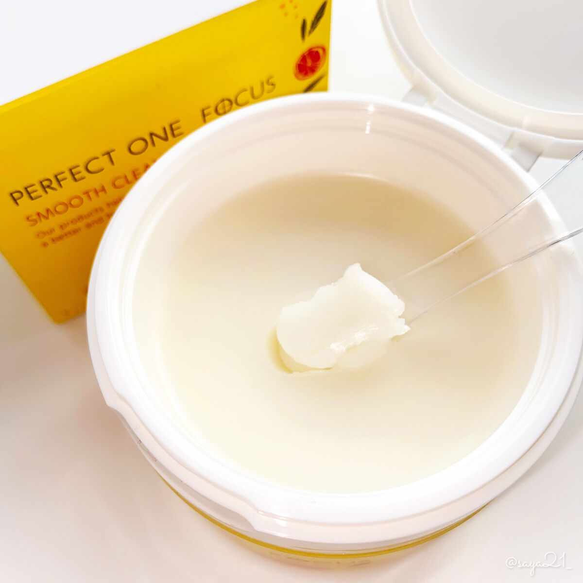 スムースクレンジングバーム/PERFECT ONE  FOCUS/クレンジングバームを使ったクチコミ（2枚目）