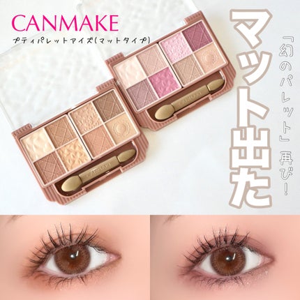 プティパレットアイズ(マットタイプ)/キャンメイク/パウダーアイシャドウを使ったクチコミ(1枚目)