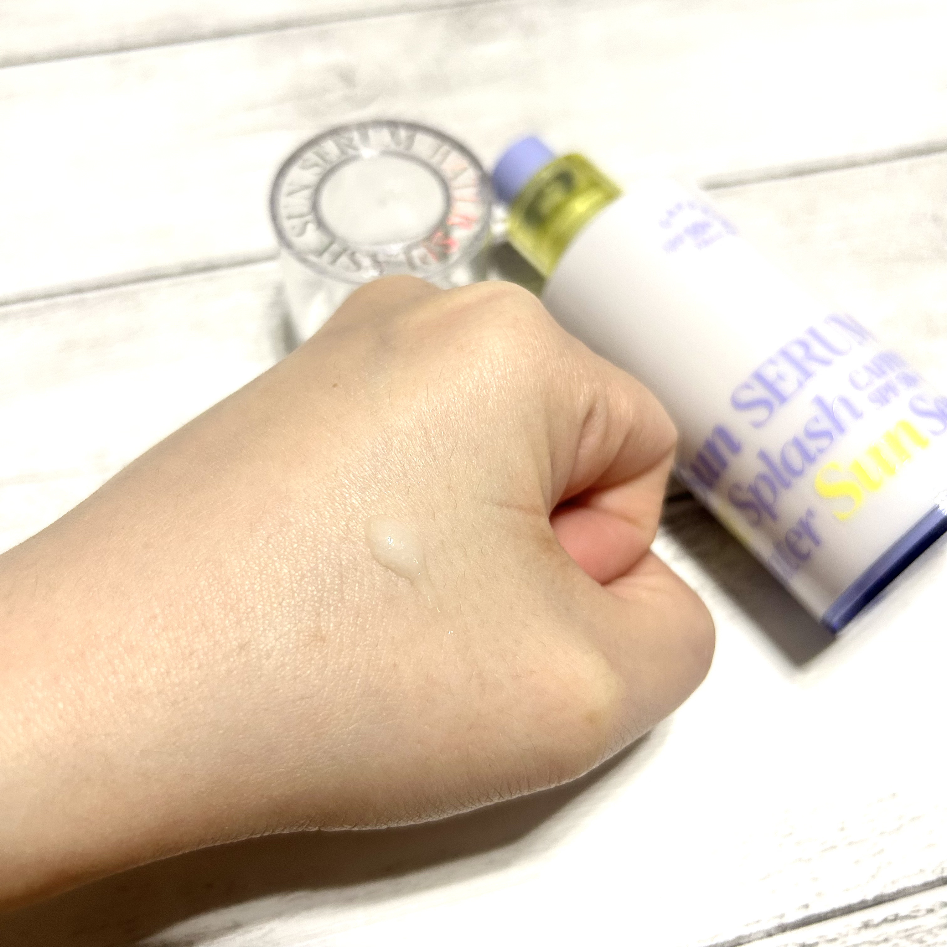 エスポア ウォータースプラッシュサンセラム/espoir/日焼け止めクリームを使ったクチコミ（2枚目）