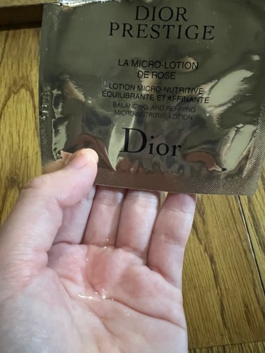 プレステージ ローション ド ローズ/Dior/化粧水を使ったクチコミ（2枚目）