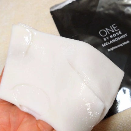 メラノショット W マスク/ONE BY KOSE/シートマスク・パックを使ったクチコミ(4枚目)
