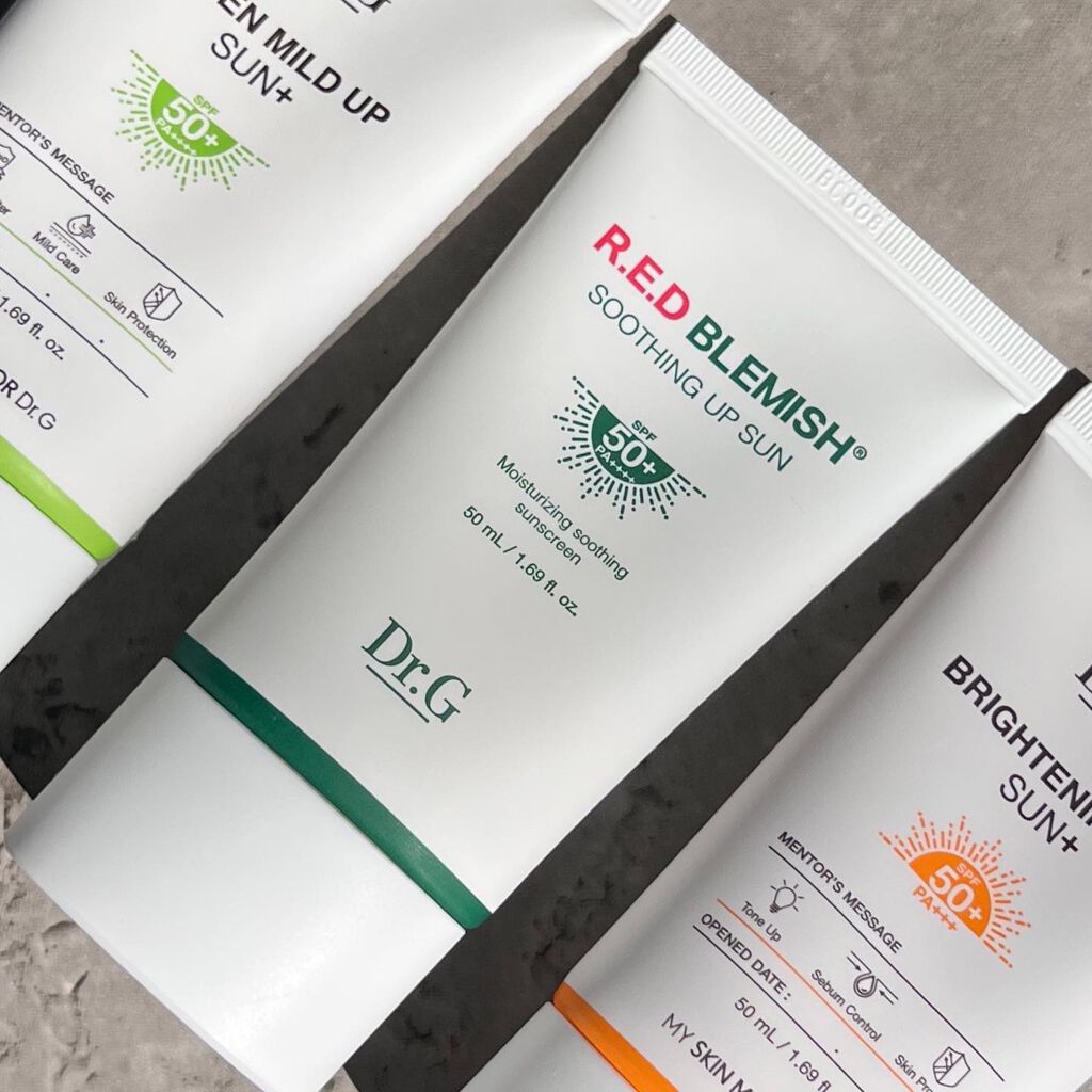 グリーンマイルドアップサンプラス/Dr.G/日焼け止めクリームを使ったクチコミ（2枚目）