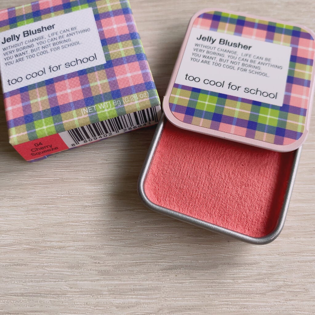 JELLY BLUSHER/too cool for school/ジェル・クリームチークを使ったクチコミ(2枚目)