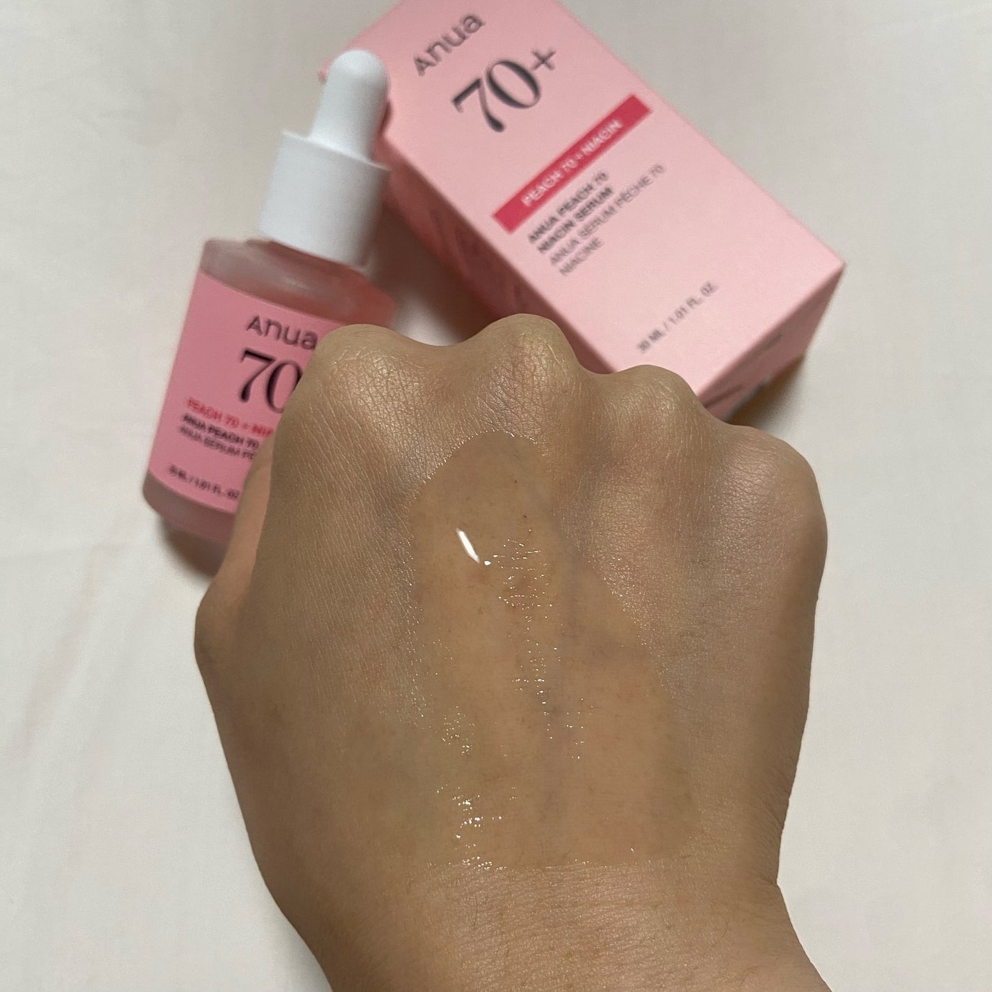 桃70%ナイアシンセラム/Anua/美容液を使ったクチコミ(7枚目)