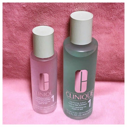 クラリファイング ローション 1/CLINIQUE/拭き取り化粧水を使ったクチコミ(1枚目)