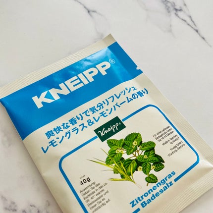 クナイプ バスソルト レモングラス&レモンバームの香り/クナイプ/入浴剤を使ったクチコミ(3枚目)