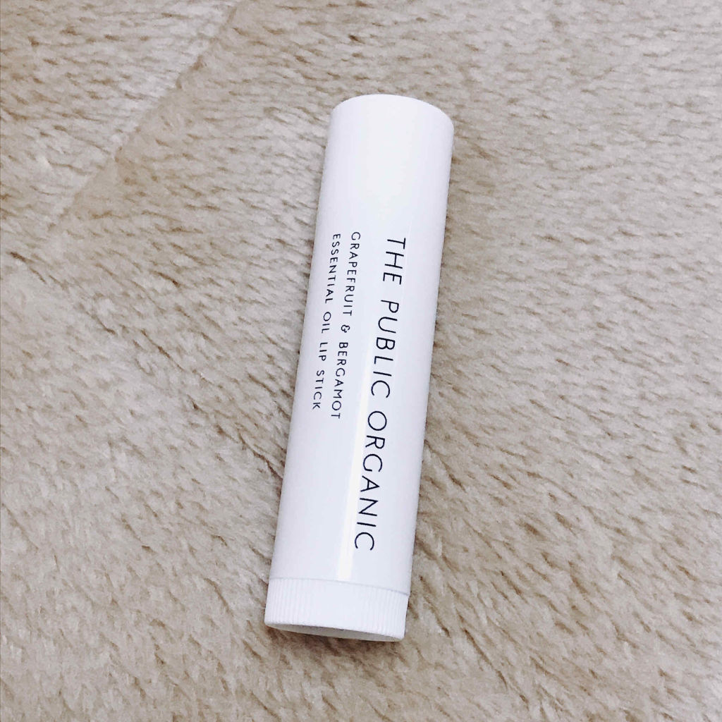 オーガニック認証 精油リップスティック スーパーポジティブ ライズ/THE PUBLIC ORGANIC/リップクリームを使ったクチコミ（2枚目）