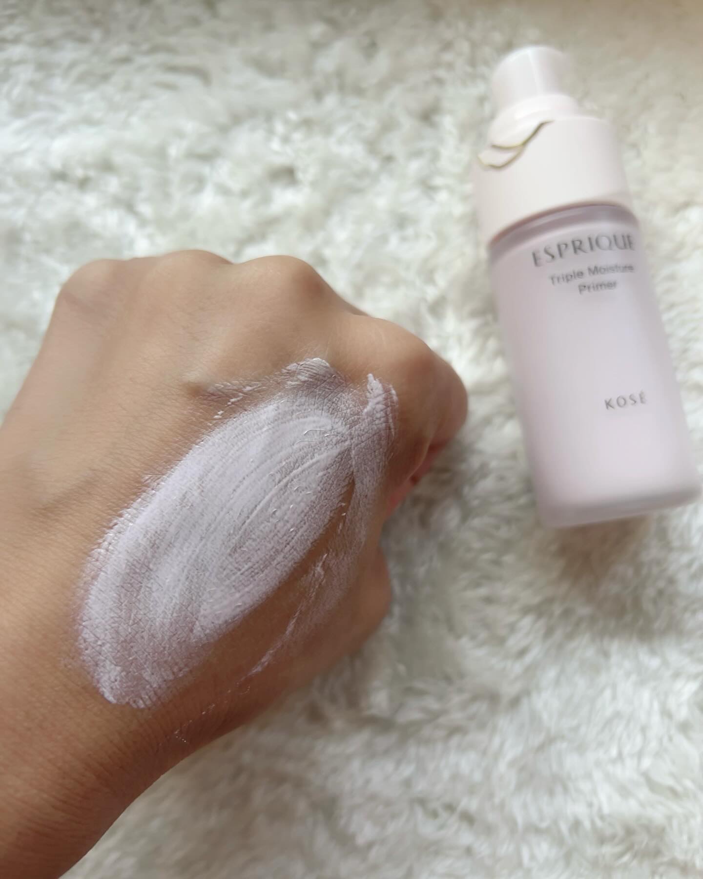 ESPRIQUE エッセンス グロウ プライマーのクチコミ「𖧷𖧷𖧷
⁡
エスプリーク　
トリプル モイスチュア プライマー　
02 ラベンダー
⁡
乾燥が.....」（3枚目）