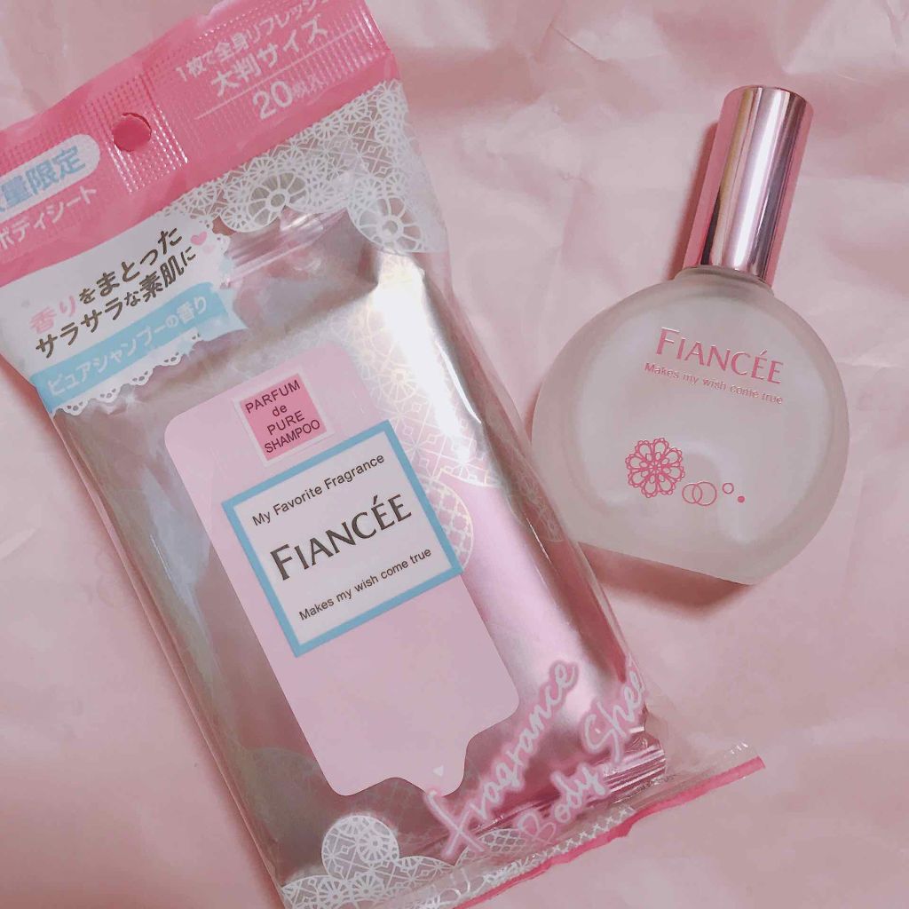 フレグランスボディシート ピュアシャンプーの香り/フィアンセ/ボディシートを使ったクチコミ（1枚目）