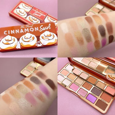 シナモン スワール アイシャドウ パレット/Too Faced/アイシャドウパレットを使ったクチコミ（5枚目）