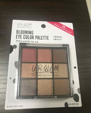 UR GLAM　BLOOMING EYE COLOR PALETTE/U R GLAM/アイシャドウパレットを使ったクチコミ（1枚目）