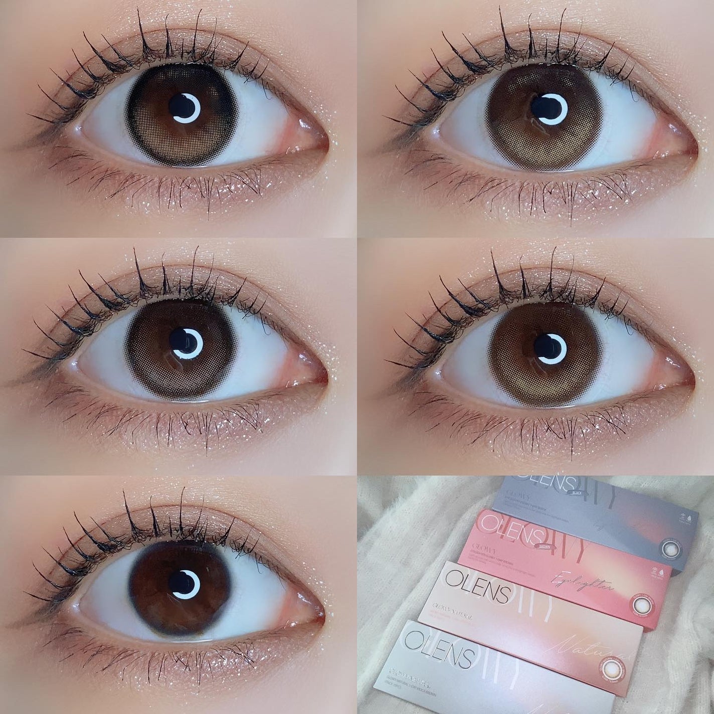 Glowy 1day/OLENS/ワンデー(1DAY)カラコンを使ったクチコミ(9枚目)