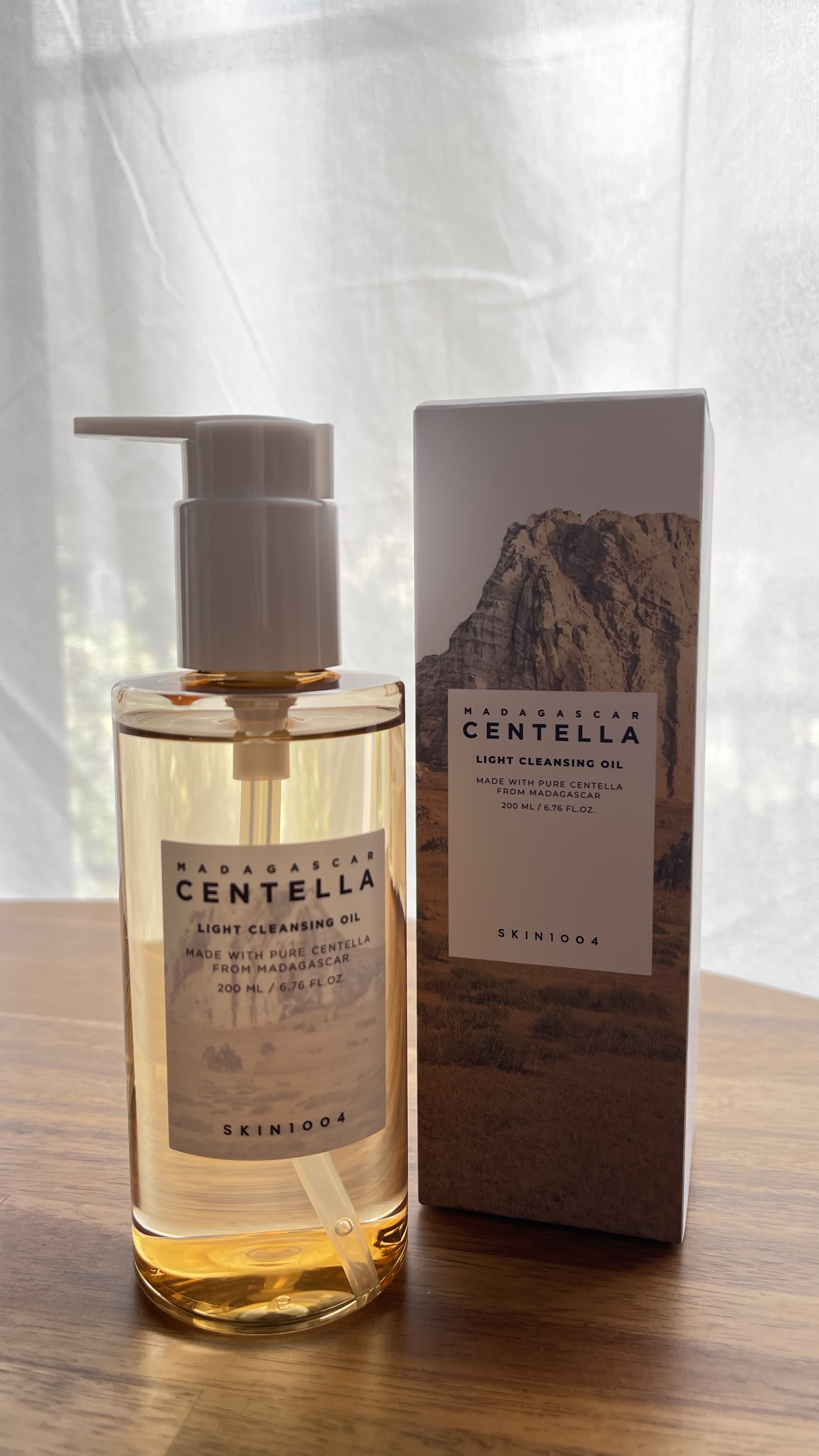 センテラ ライトクレンジングオイル/SKIN1004/オイルクレンジングを使ったクチコミ（1枚目）