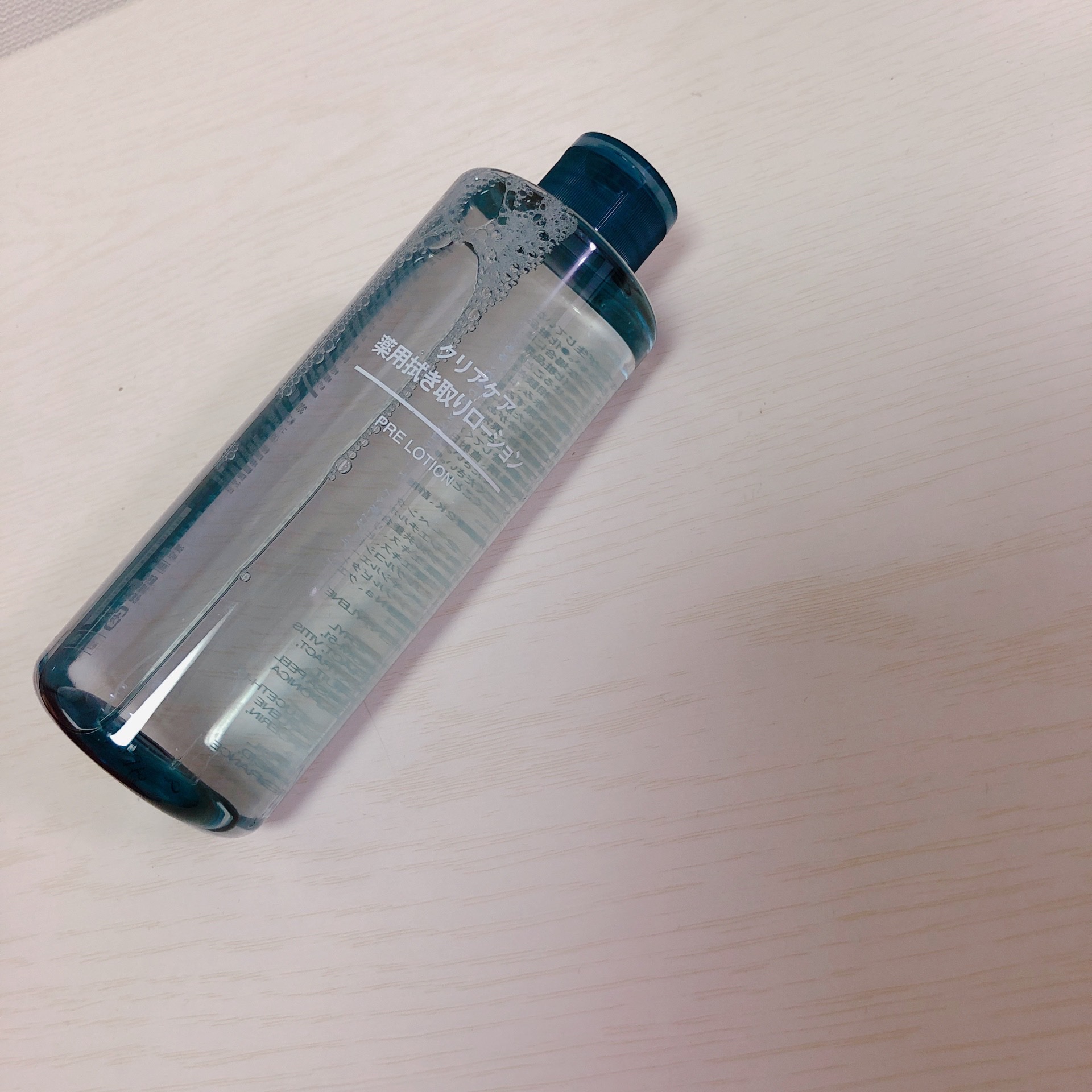 クリアケア薬用拭き取りローション/無印良品/拭き取り化粧水を使ったクチコミ（1枚目）