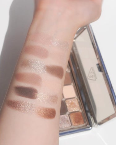 3CE NEW TAKE EYESHADOW PALETTE #RAW NEUTRALS/3CE/アイシャドウを使ったクチコミ（3枚目）