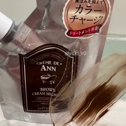 クレムドアン ブラウンクリームシャンプー/creme de Ann/市販シャンプーを使ったクチコミ(2枚目)