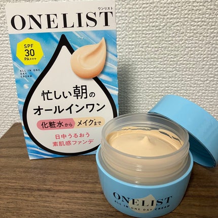 ワンリスト オールインワン デイクリーム/ナリスアップ/オールインワン化粧品を使ったクチコミ(1枚目)