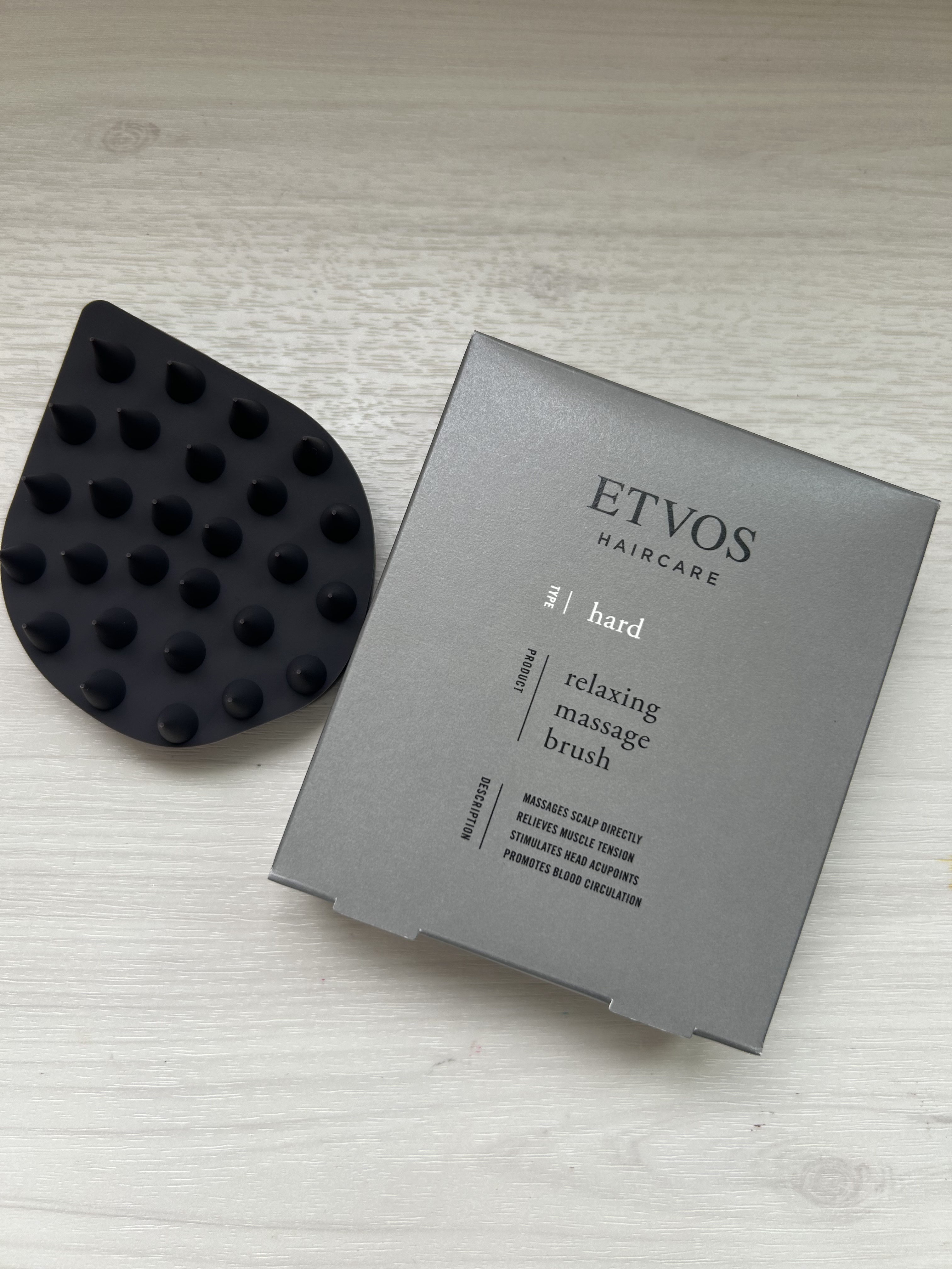 リラクシングマッサージブラシ/エトヴォス/スカルプブラシを使ったクチコミ（1枚目）