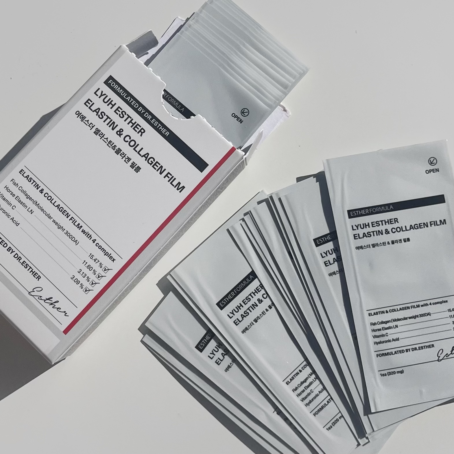 ヨエスターエラスチン＆コラーゲンフィルム/ESTHER FORMULA/健康サプリメントを使ったクチコミ（1枚目）