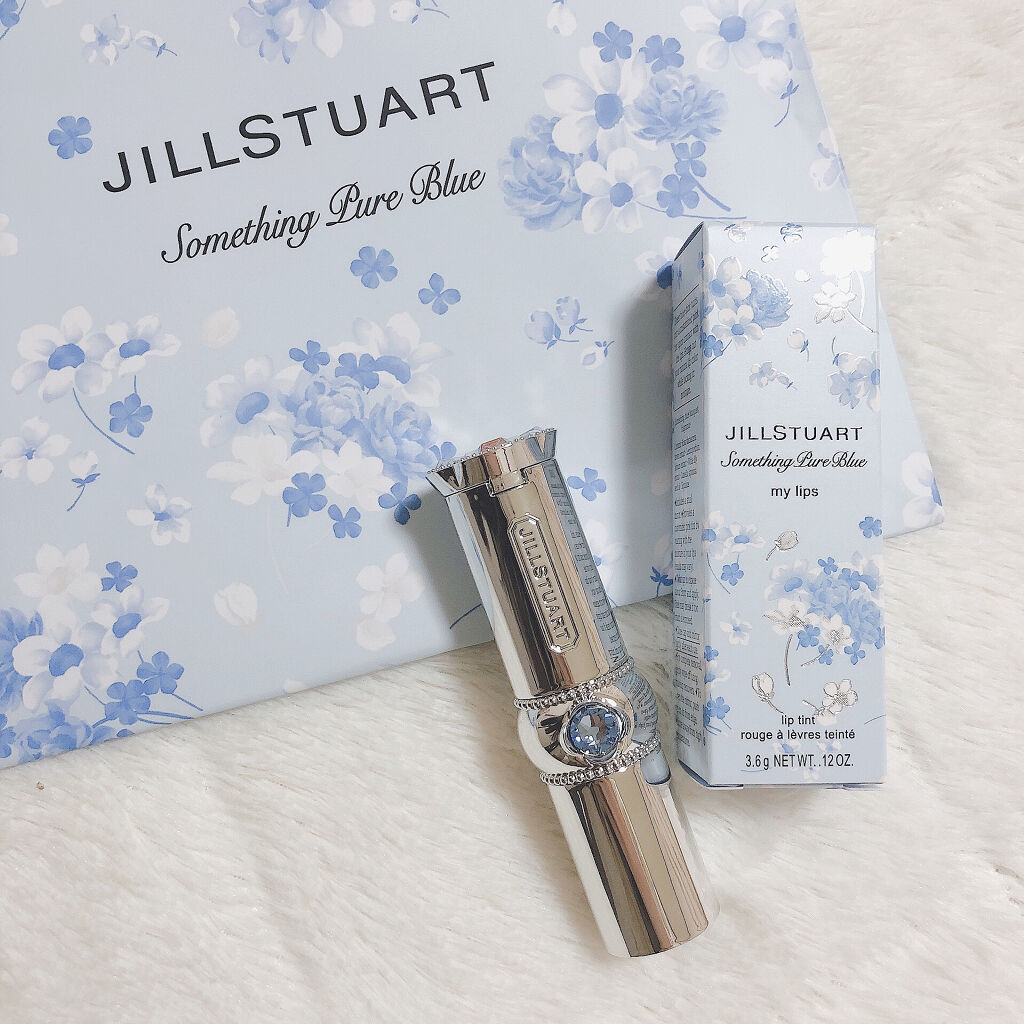 サムシングピュアブルー セント　マイリップス/JILL STUART/口紅を使ったクチコミ（3枚目）