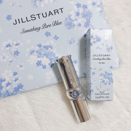 サムシングピュアブルー セント マイリップス/JILL STUART/口紅を使ったクチコミ(3枚目)