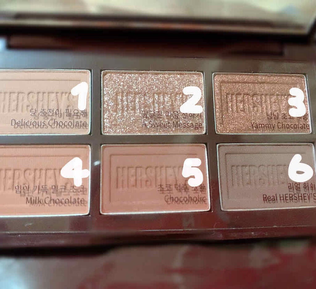 ハーシー プレイカラーアイズミニ/ETUDE/アイシャドウパレットを使ったクチコミ(3枚目)