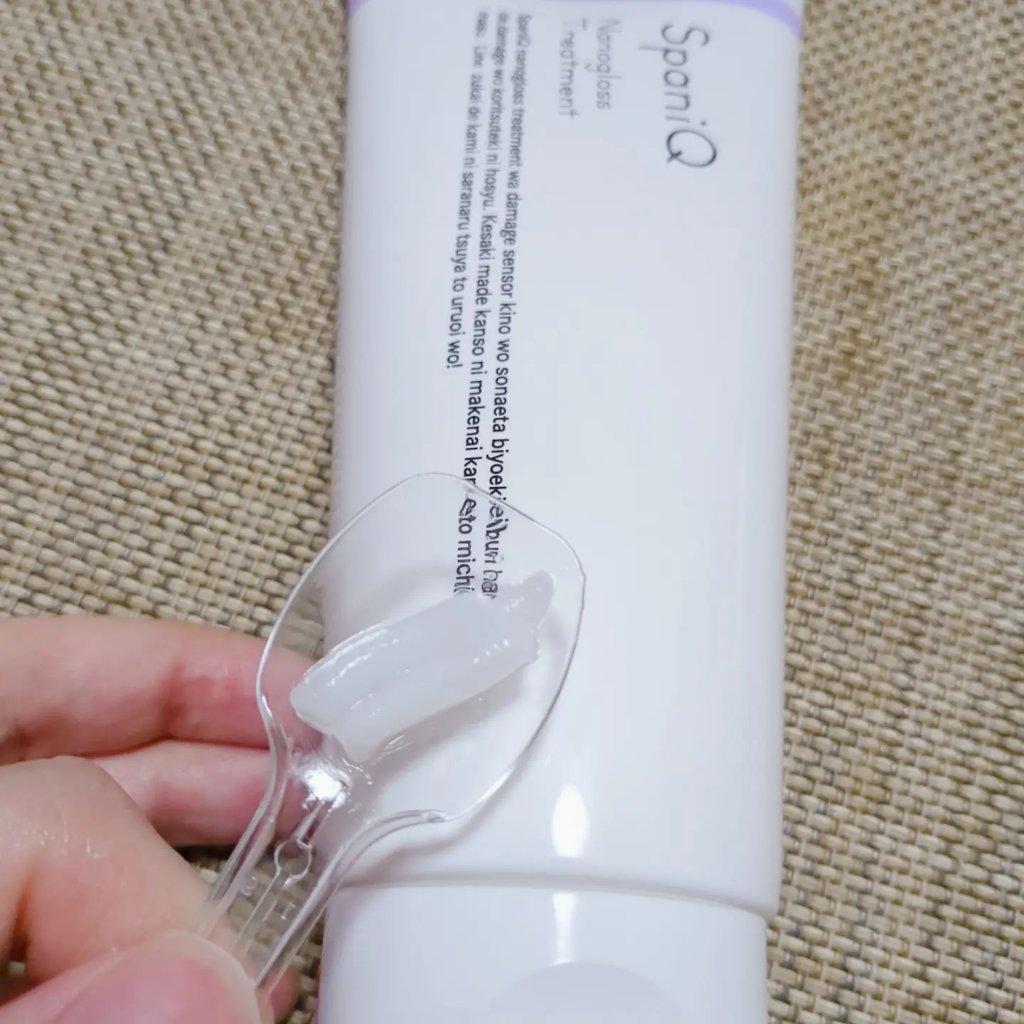 ナノグロストリートメント/SpaniQ/洗い流すヘアトリートメントを使ったクチコミ（3枚目）