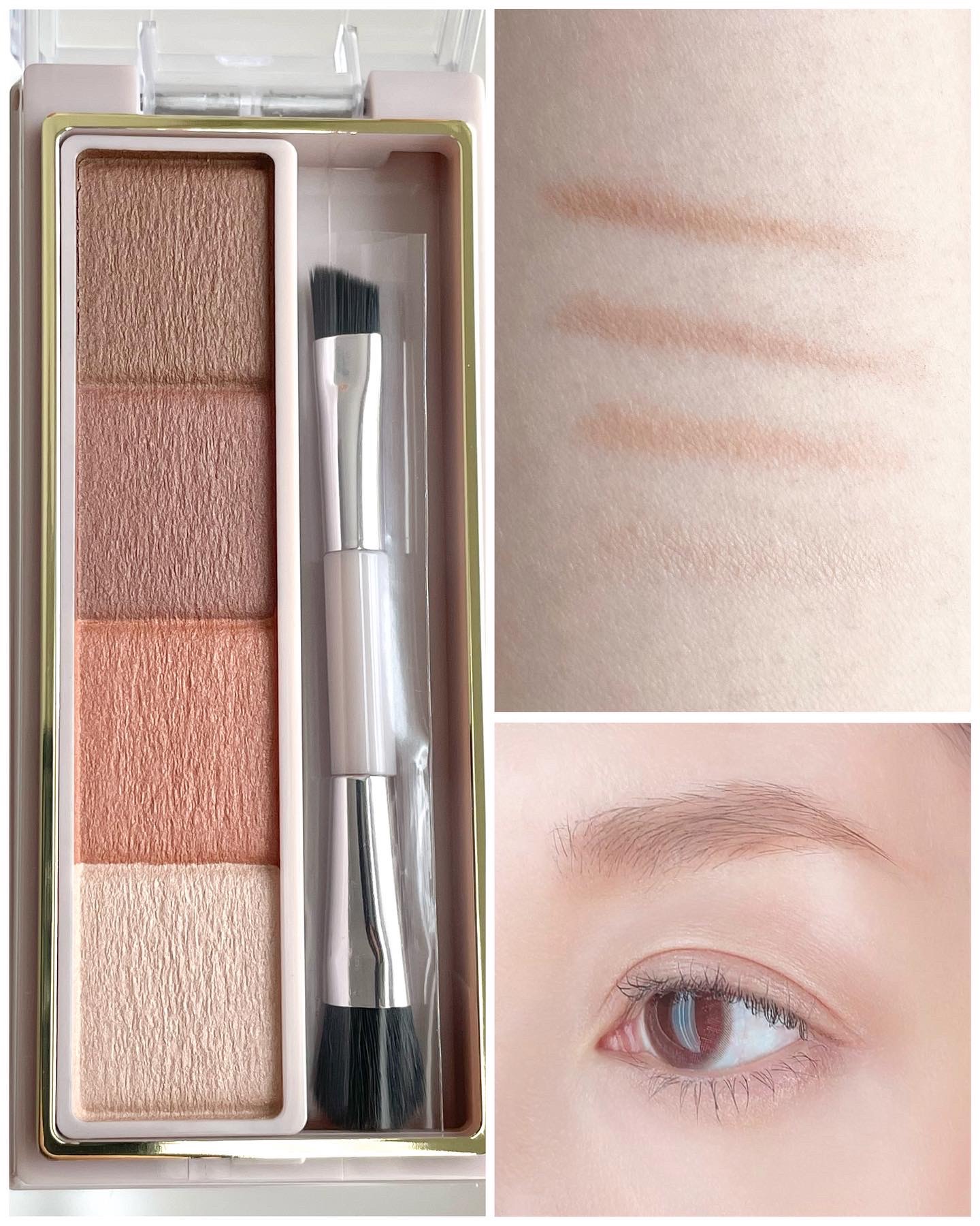 カラーエディットパウダーブロウ/excel/パウダーアイブロウを使ったクチコミ（3枚目）