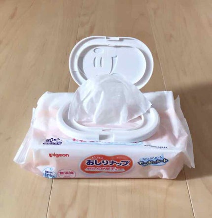 おしりナップ/ピジョン/ティッシュを使ったクチコミ(1枚目)