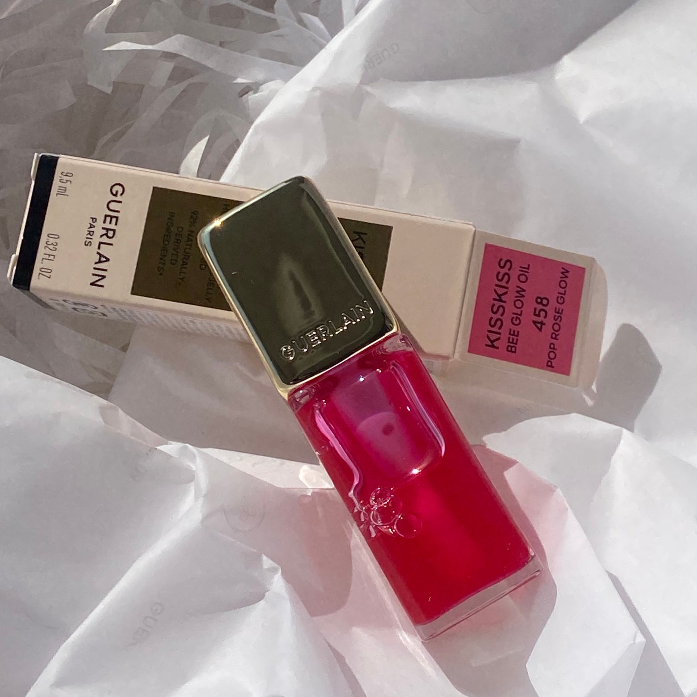 キスキス ビー グロウ オイル/GUERLAIN/リップグロスを使ったクチコミ(1枚目)