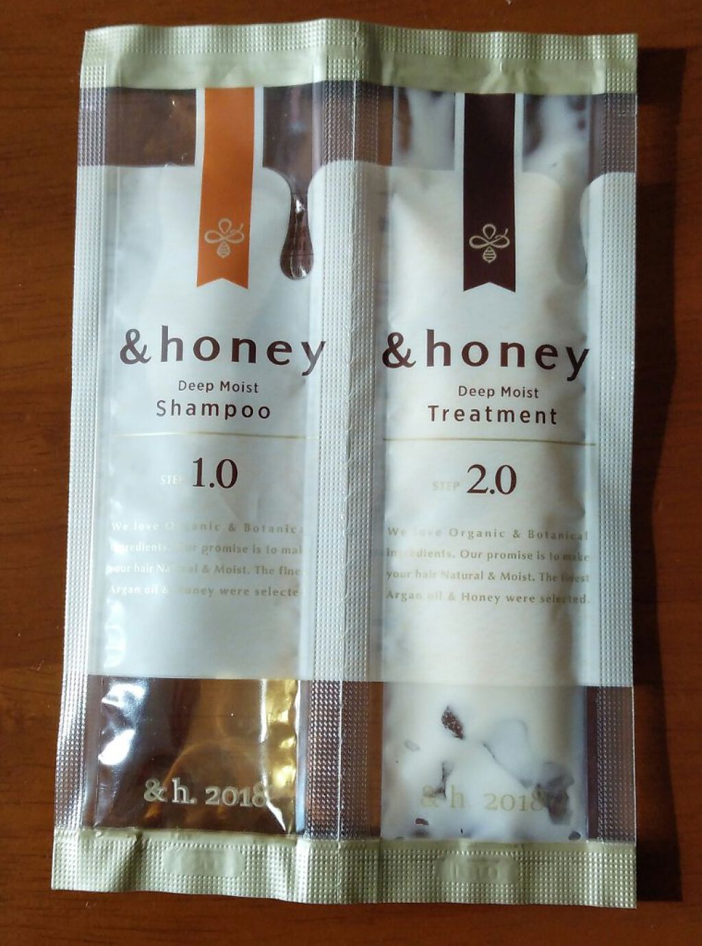 ディープモイスト シャンプー1.0／ヘアトリートメント2.0/&honey/市販シャンプーを使ったクチコミ（2枚目）