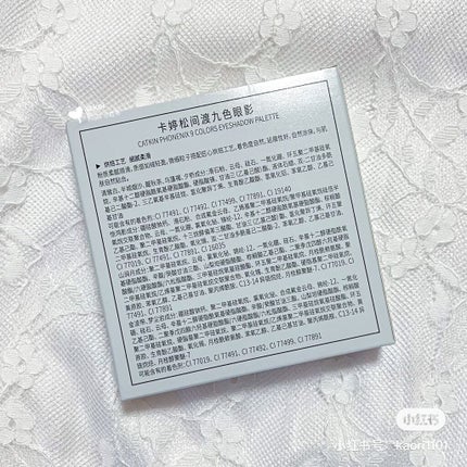 長相思シリーズ 9色アイシャドウパレット/CATKIN/アイシャドウパレットを使ったクチコミ(9枚目)