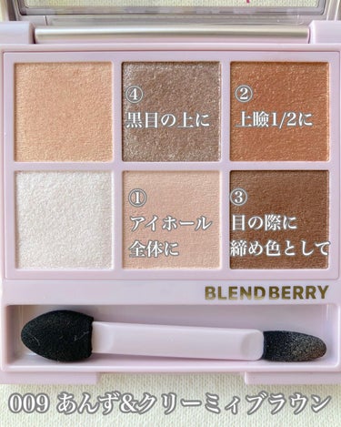 オーラクリエイション/BLEND BERRY/アイシャドウパレットを使ったクチコミ（2枚目）