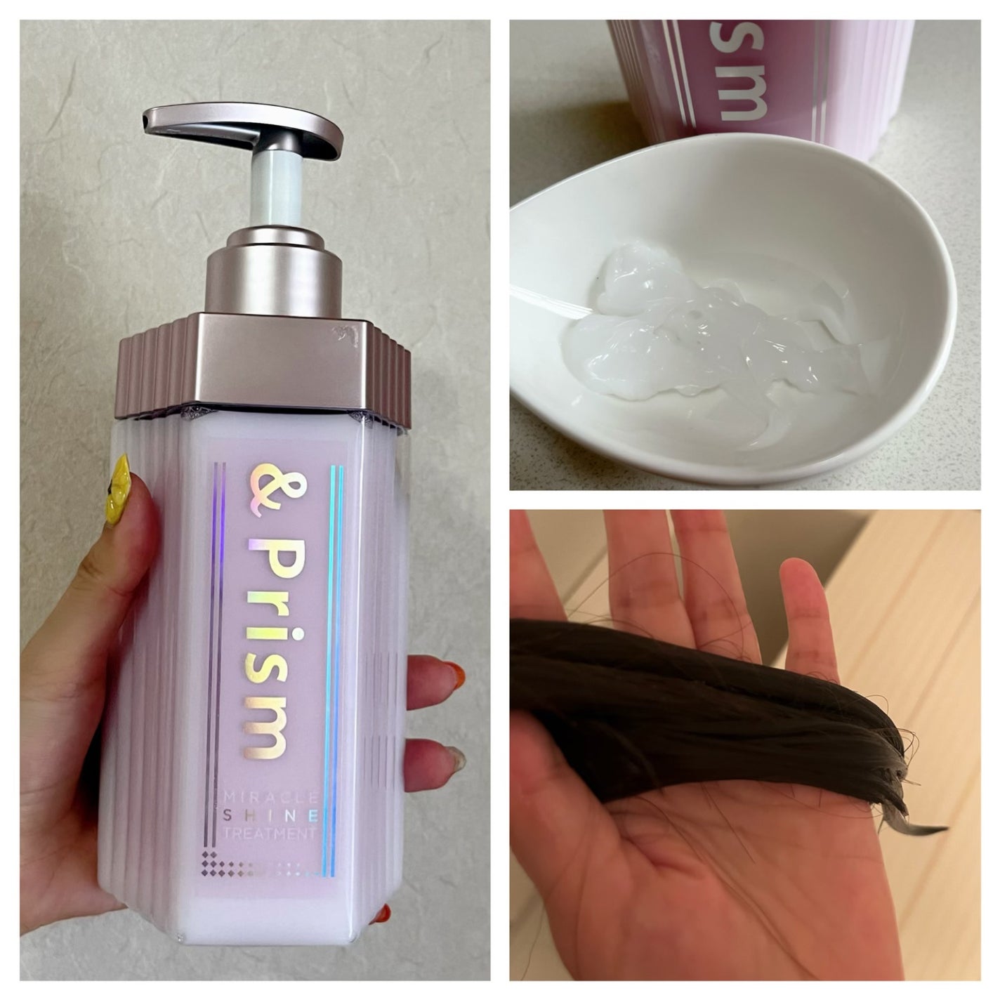 ミラクル シャイン シャンプー/ヘアトリートメント/&Prism/市販シャンプーを使ったクチコミ(3枚目)