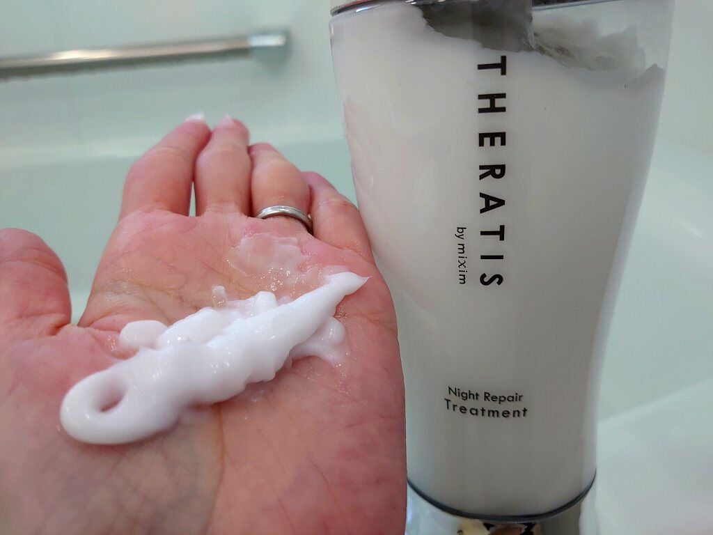 ナイトリペア シャンプー/ヘアトリートメント/THERATIS/シャンプー・コンディショナーを使ったクチコミ(3枚目)