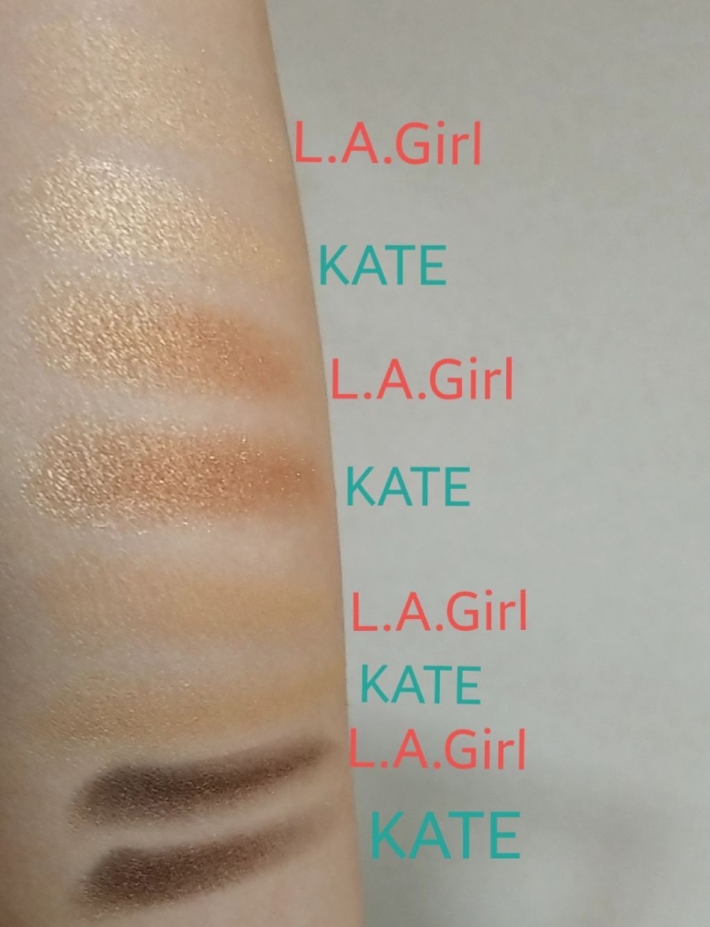 Eye Lux Mesmerizing Eyeshadow/L.A.Girl/アイシャドウパレットを使ったクチコミ(4枚目)