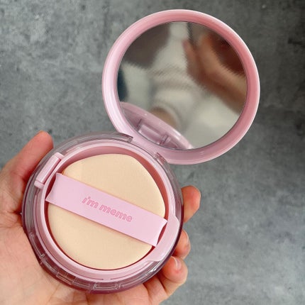 ワンダーベルベットラスティングクッション/i’m meme/クッションファンデーションを使ったクチコミ(5枚目)