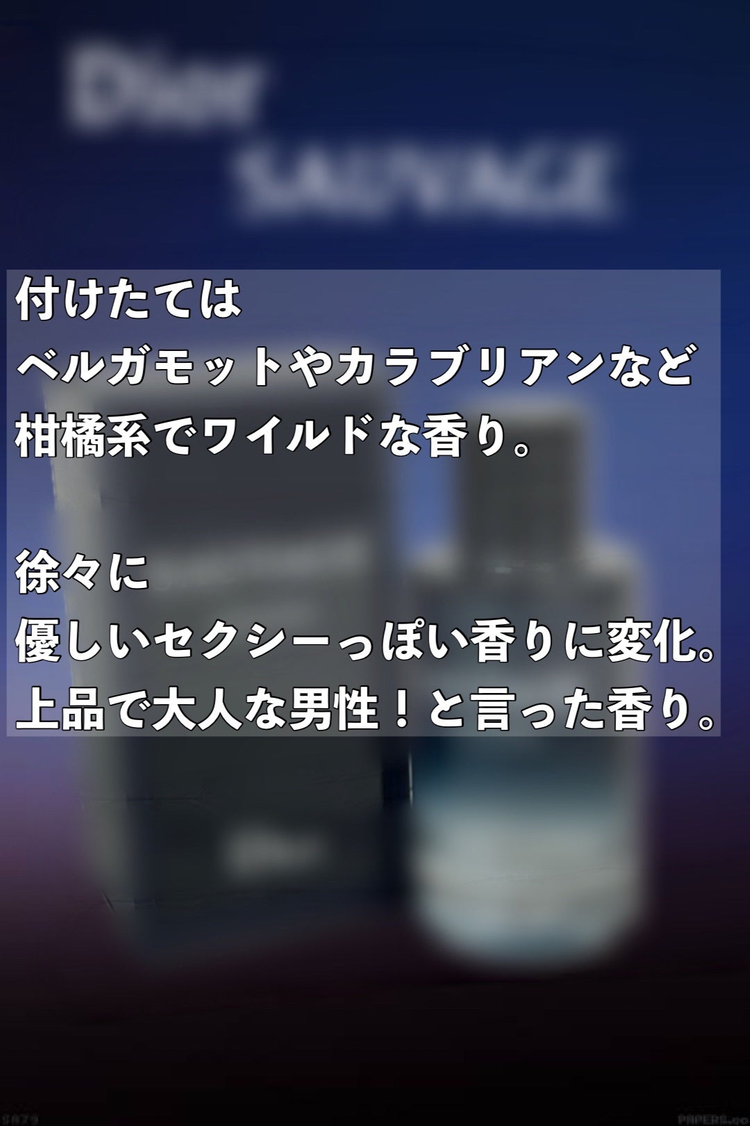 ソヴァージュ オードゥ パルファン/Dior/香水(メンズ)を使ったクチコミ(2枚目)