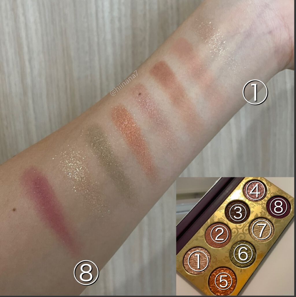 アイシャドウ × 8 テンプティング フェイト/M・A・C/アイシャドウパレットを使ったクチコミ(2枚目)