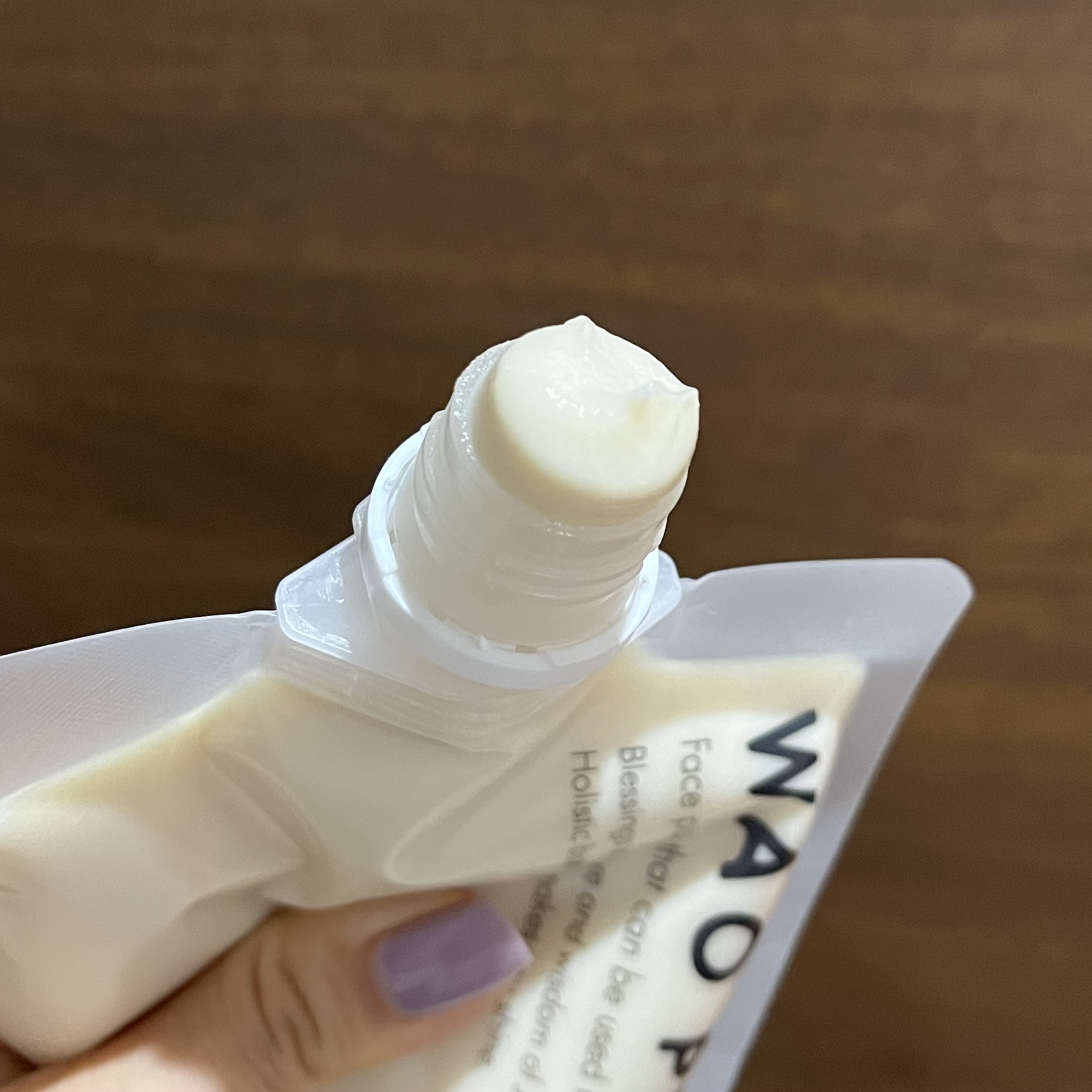 skinmarche WAOPLUS プラントベースミルクブースターマスク/ブレーンコスモス/洗い流すパック・マスクを使ったクチコミ（3枚目）