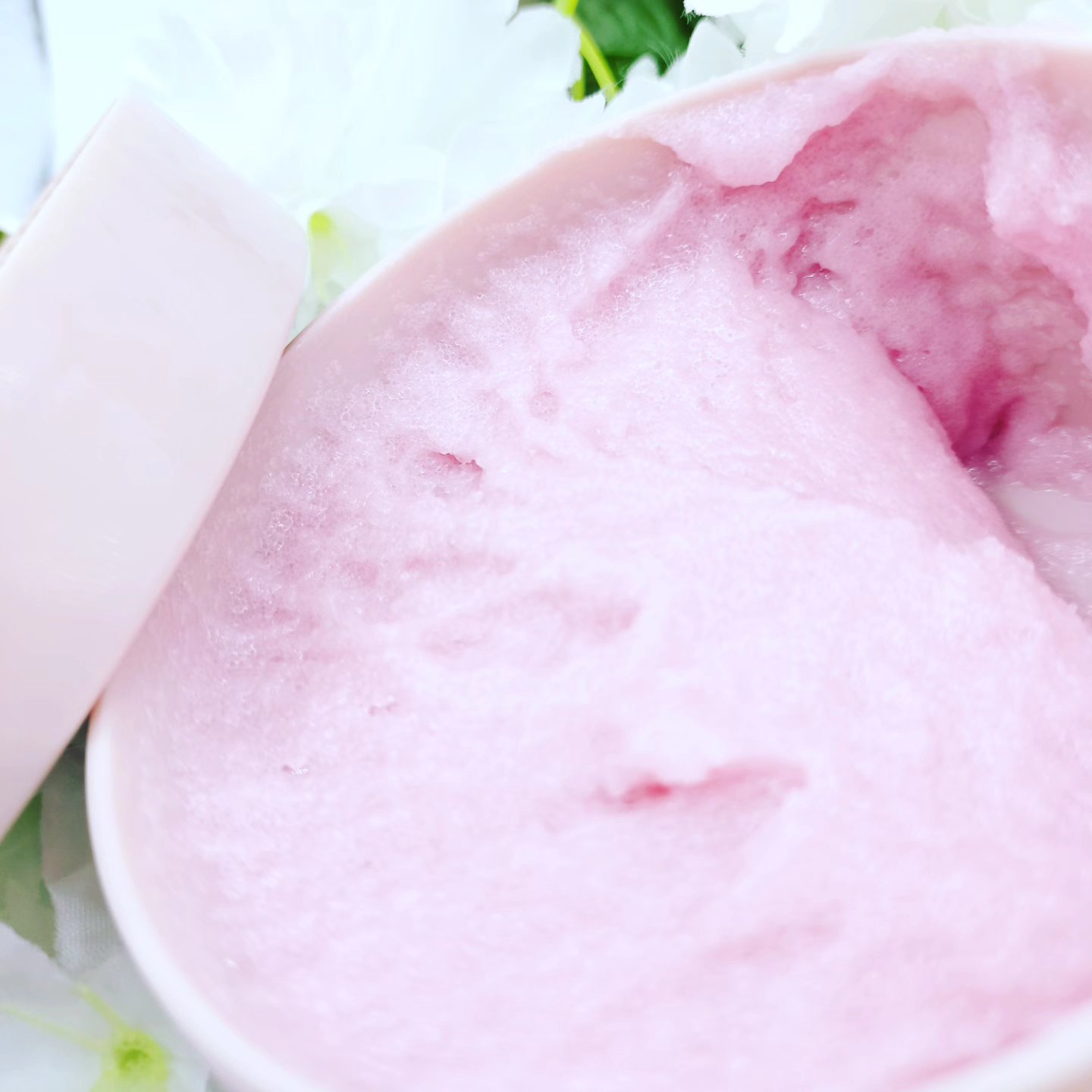 Q+Me スウィート ボム タラソ スクラブ/AGARISM/バストケア・ヒップケアを使ったクチコミ（3枚目）