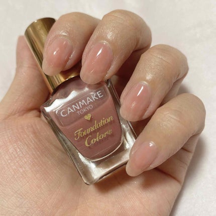 ファンデーションカラーズ/キャンメイク/マニキュアを使ったクチコミ(1枚目)