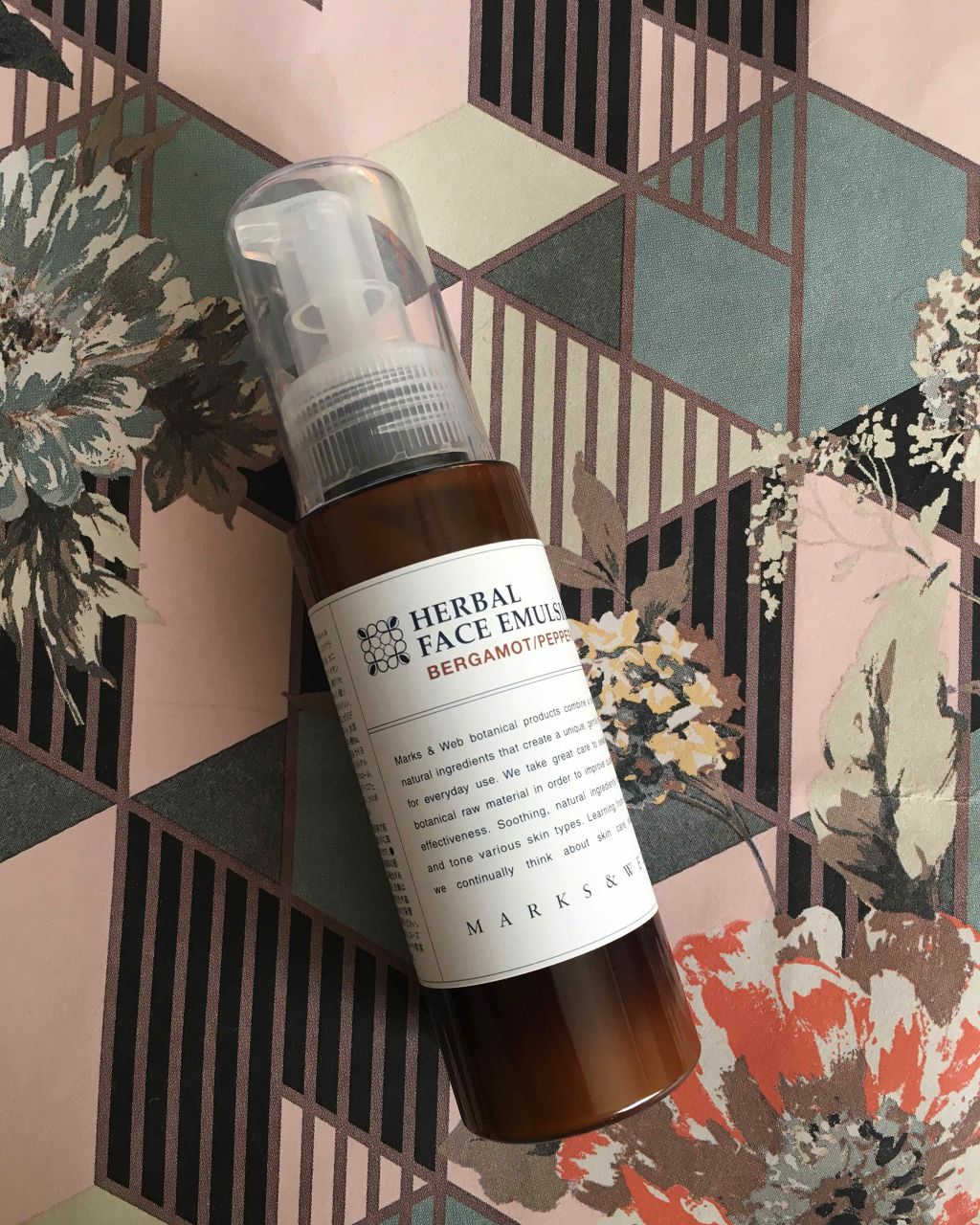 ハーバルフェイスエマルジョン ラベンダー／ゼラニウム/MARKS&WEB/乳液を使ったクチコミ（1枚目）